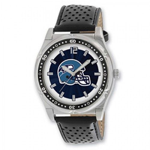 Men'S Seattle Seahawks Watch in Stainless Steel - Water Resistant - Pleasing