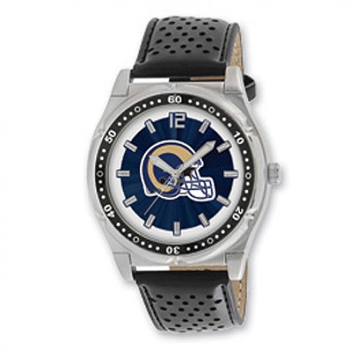 Men'S St. Louis Rams Watch in Stainless Steel - Water Resistant - Pretty