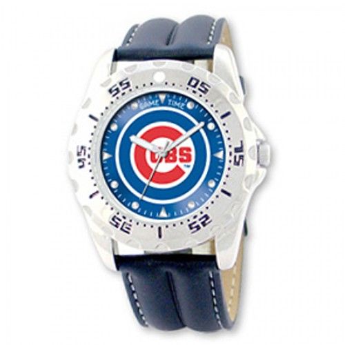 Men'S Chicago Cubs Championship Watch in Stainless Steel - Water Resistant