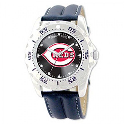 Men'S Cincinnati Reds Championship Watch in Stainless Steel - Water Resistant