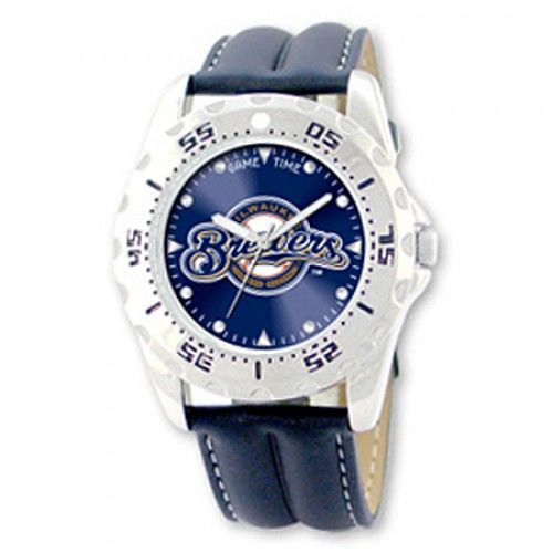 Men'S Milwaukee Brewers Championship Watch in Stainless Steel - Buckles