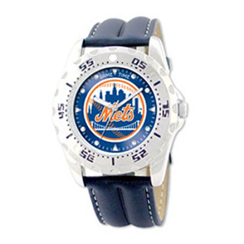 Men'S New York Mets Championship Watch in Stainless Steel - Buckles - Grand