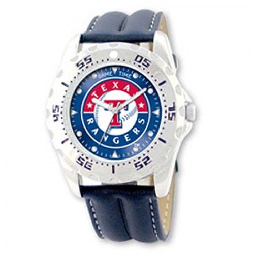 Men'S Texas Rangers Championship Watch in Stainless Steel - Water Resistant