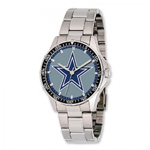 Men'S Dallas Cowboys Watch in Stainless Steel - Fold Over - Grand