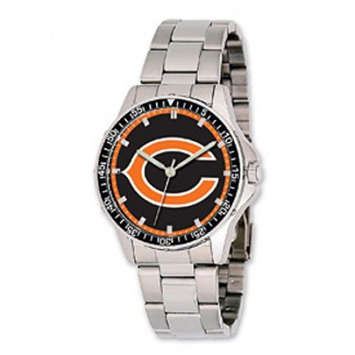 Men'S Chicago Bears Watch in Stainless Steel - Fold Over - Divine