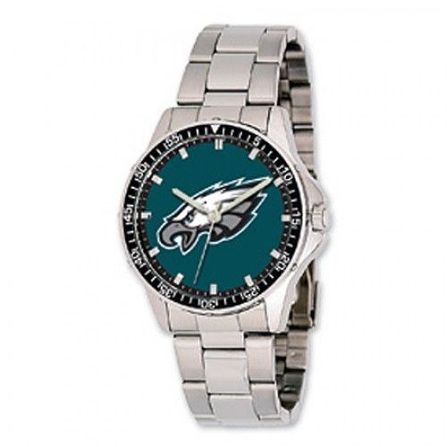 Men'S Philadelphia Eagles Watch in Stainless Steel - Fold Over - Appealing