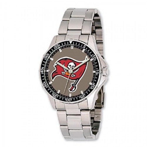 Men'S Tampa Bay Buccaneers Watch in Stainless Steel - Fold Over - Cute