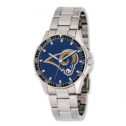 Men'S St. Louis Rams Watch in Stainless Steel - Fold Over - Gorgeous