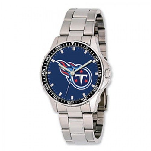 Men'S Tennessee Titans Watch in Stainless Steel - Fold Over - Grand