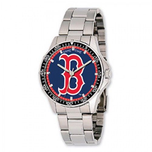 Men'S Boston Sox Watch in Stainless Steel - Fold Over - Cute