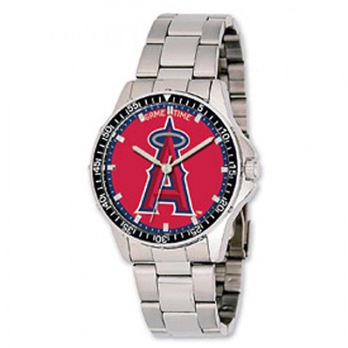 Men'S Los Angeles Angels of Anaheim Watch in Stainless Steel - Fold Over
