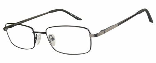 Mens Oval Framed Prescription Rxable Optical Glasses Thin Styled in Black