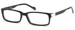 Mens 80s Throwback Thick Rimmed Prescription Rxable Optical Glasses in Black