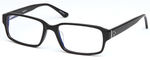 Mens Studded Retro Thick Rimmed Prescription Rxable Optical Glasses in Black