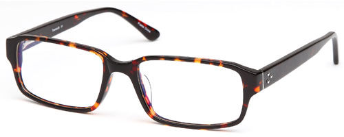 Mens Studded Retro Thick Rimmed Prescription Rxable Optical Glasses in Gunmetal