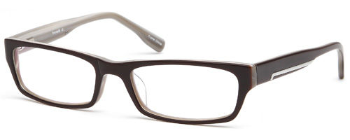 Mens Throwback Rimmed Prescription Rxable Optical Glasses in Brown