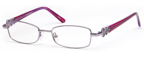 Womens Thin Framed Windstar Prescription Glasses in Purple
