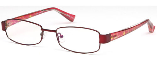 Womens Electric Daisy Prescription Glasses in Wine