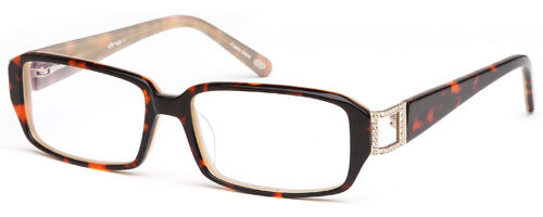 Womens Leopard Prescription Glasses in Beige