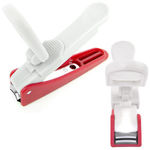 Set of 2 LED Lighted Nail Clipper with 3x Magnifier