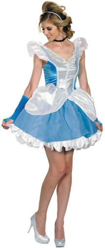 Women's Costume: Deluxe Sassy Cinderella- Small