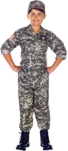 U.S. Army Camo Boy's Costume- Size 6-8