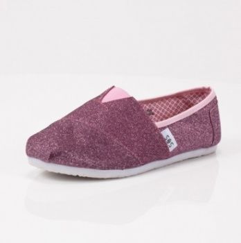 Women's Casual Shoe- Pink Glitter Case Pack 12