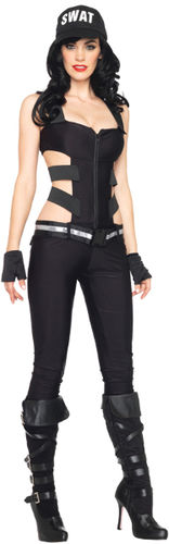 Women's Costume: Sexy SWAT Sniper- Small