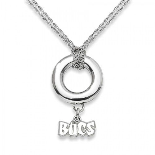 Tampa Bay Buccaneers Pendant Necklace in Sterling Silver - Spring Ring - Pretty