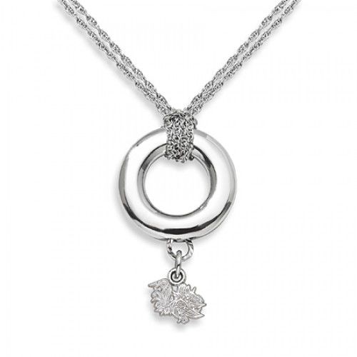 Gamecocks Pendant Necklace - University of South Carolina in Sterling Silver