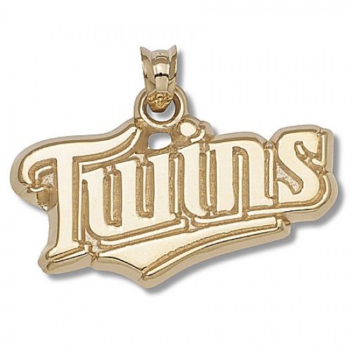 Mlb Officially Licensed Minnesota Twins Pendant 2012 ""Twins"" Wordmark