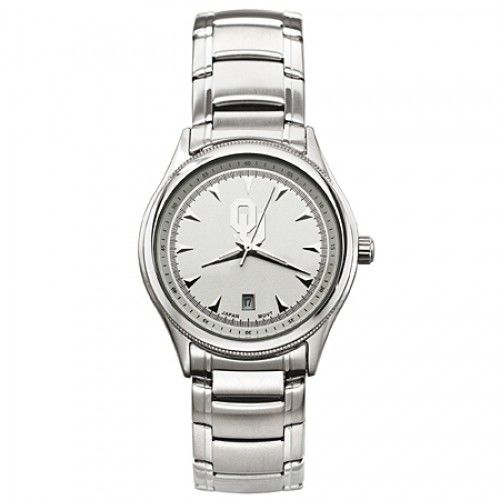 Men'S Ou Logo University of Oklahoma Sooners Watch in Stainless Steel