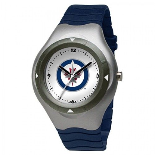 Winnipeg Jets Watch in Plastic - Buckles - Blue Strap - Water Resistant