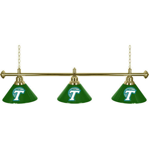 Tulane University? 3 Shade Billiard Lamp - 60 inches