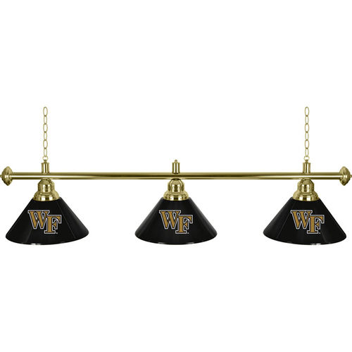 Wake Forest University? 3 Shade Billiard Lamp - 60 inches