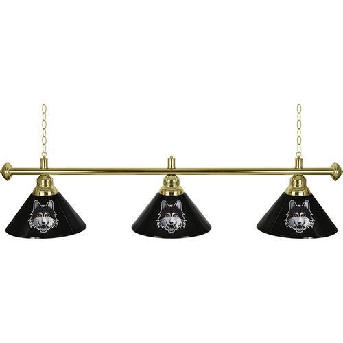 Loyola University&#8482; 3 Shade Billiard Lamp - 60 inches