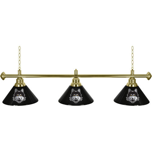 Loyola University&#8482; 3 Shade Billiard Lamp - 60 inches