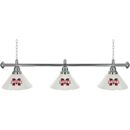 Mississippi State? 3 Shade Billiard Lamp - 60 inches
