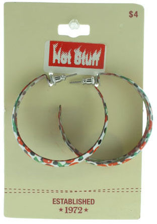 Hot Stuff"" Department Store Hoop Earrings Case Pack 120