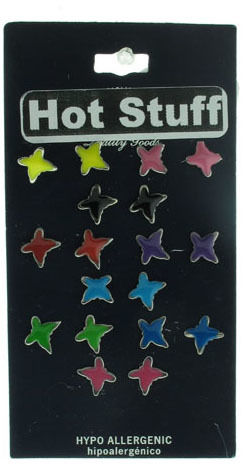 Hot Stuff"" Department Store 9 Per Card Earring Set Case Pack 120