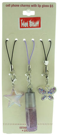 Hot Stuff"" Department Store Cell Phone Charms Case Pack 120