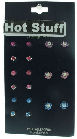 Hot Stuff"" Department Store 9 Per Card Earring Se Case Pack 120