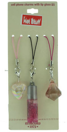 Hot Stuff"" Department Store Cell Phone Charms Case Pack 120