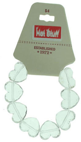 Hot Stuff"" Department Store Heart Bracelets Case Pack 120