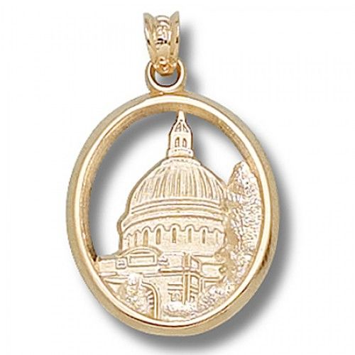 10k Yellow Gold U.S. Naval Academy Midshipmen Military Pendant - Chapel