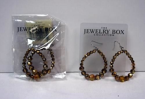 Panache Gold Beaded Earrings Case Pack 72