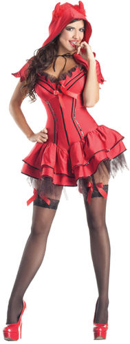 Women's Costume: Devil Body Shaper- Medium