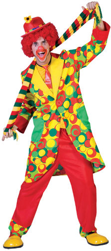 Bubbles the Clown Men's Costume- Large