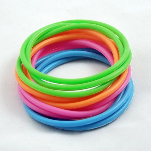 123 Neon! Rubber Bracelets Case Pack 48