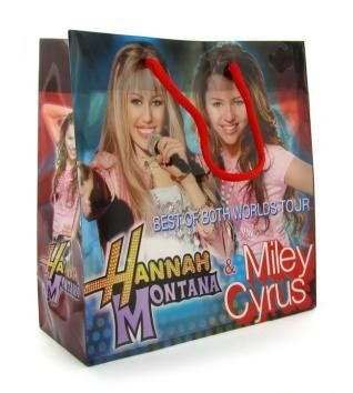 Disney Hannah Montana Miley Cyrus Shopping Gift Hand Bag